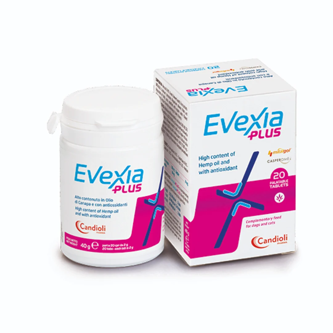 مکمل سگ و گربه CANDIOLI EVEXIA PLUS – حمایت از مفاصل و انرژی پت