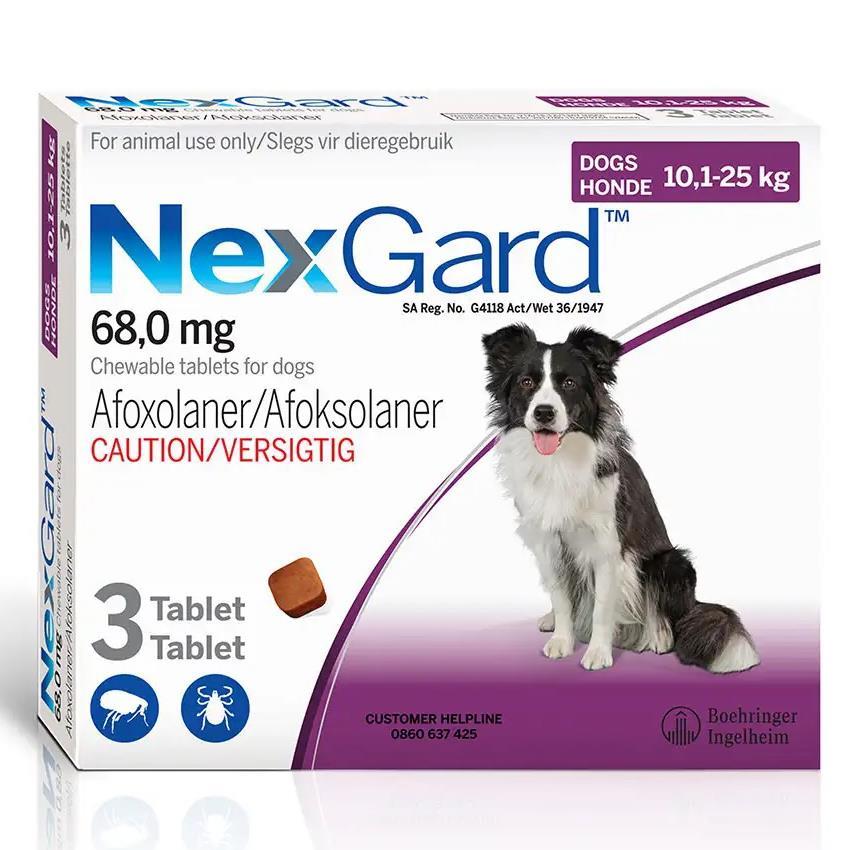 قرص NexGard برای سگها | محافظت سریع و موثر در برابر کک و کنه 3 قرص NexGard برای سگها | محافظت سریع و موثر در برابر کک و کنه