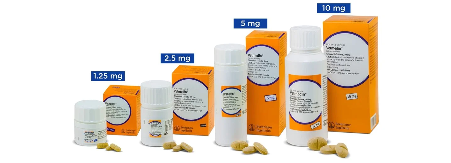 وتمدین (Vetmedin) داروی نارسایی قلبی سگ