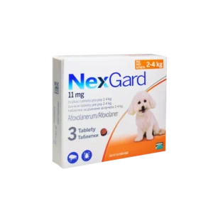 قرص نکسگارد (NEXGARD (S برای سگ های 2 تا 4 کیلوگرم