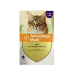  Advantage Multi cat 0.8ml قطره ضد کک و شپش برای گربه های 4 کیلوگرم به بالا