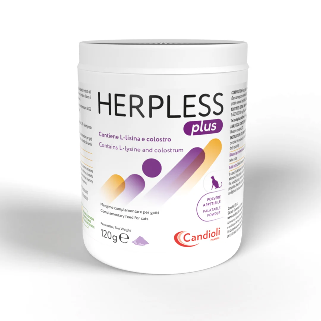 پودر ال-لیزین برای گربه‌ها – Herpless PLUS