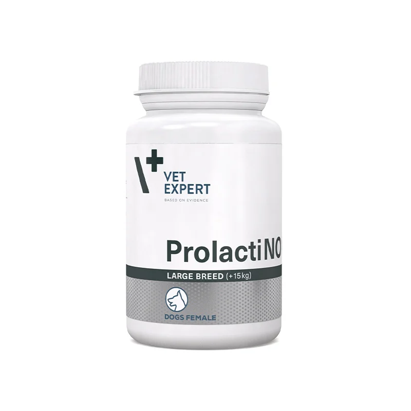 مکمل VetExpert ProlactiNO Large Breed به طور طبیعی علائم بارداری کاذب سگ‌های ماده نژاد بزرگ را کاهش می‌دهد. ترکیبی موثر و بدون عوارض.