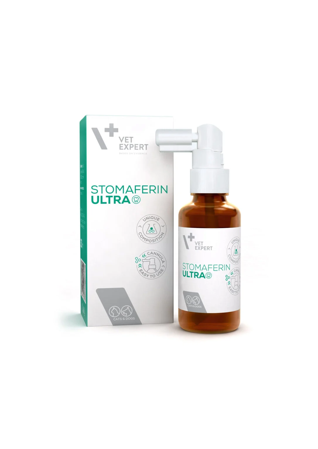 VetExpert STOMAFERIN ULTRA | ژل ضدباکتری دهان سگ و گربه ۱۲ساعته