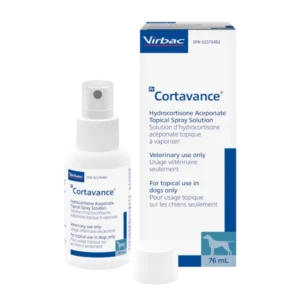 اسپری CORTAVANCE™: درمان ۱۰۰٪ علائم درماتوز سگ در ۷ روز + جذب سیستمی ناچیز (۷۶ میل)